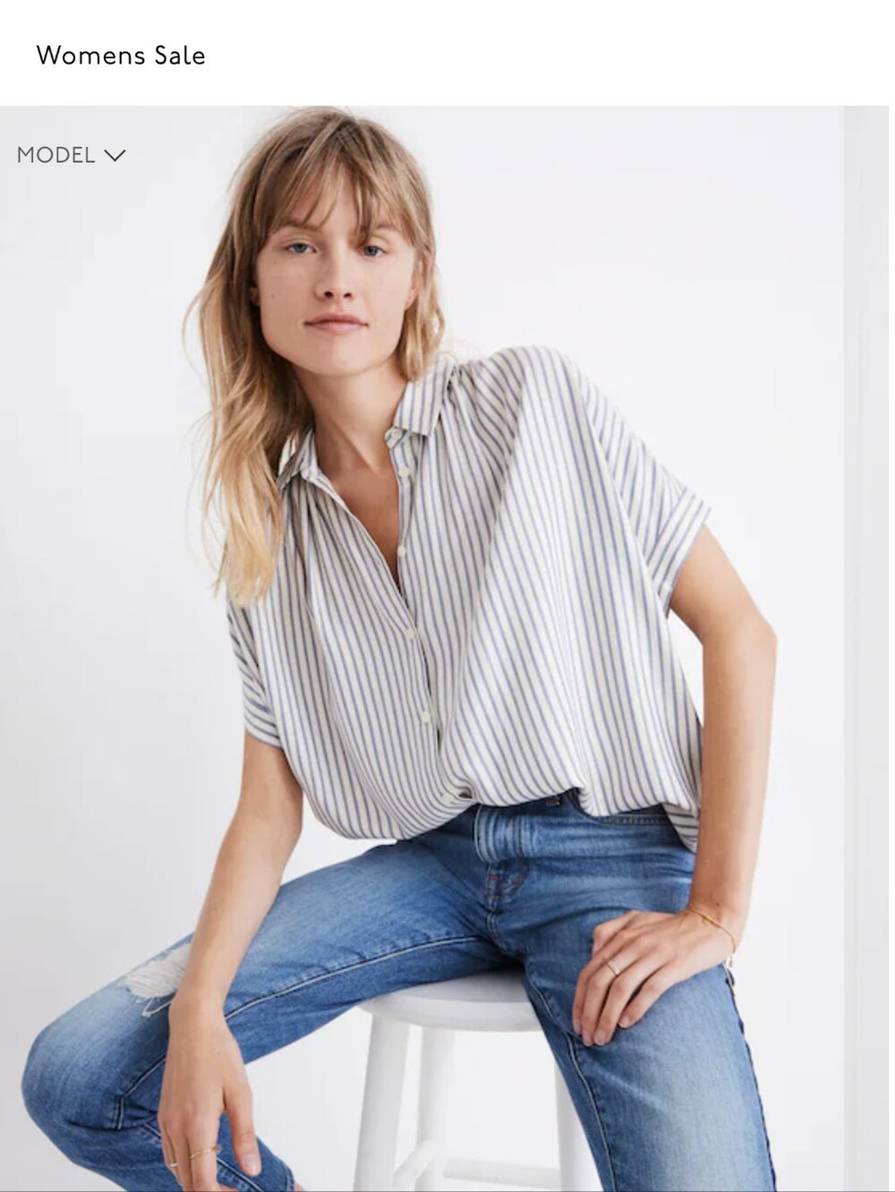 Madewell Central Shirt In Dalton Stripe